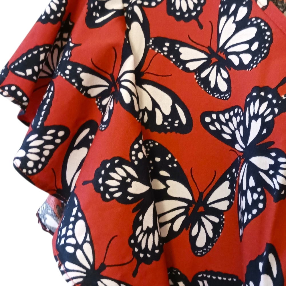 Kate Spade Dress- Blake Red Butterfly Dress -Size XL -EUC $279 Retail - Picture 6 of 12